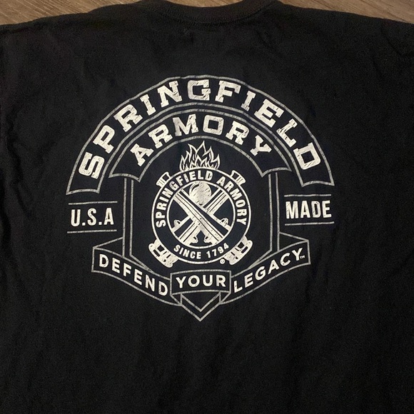 SPRINGFIELD ARMORY MEN'S CLOTHING Black XL - Picture 5 of 5